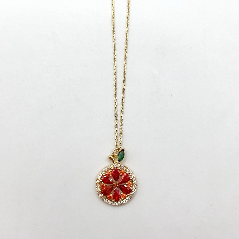 KS804-Kate Spade grapefruit necklace